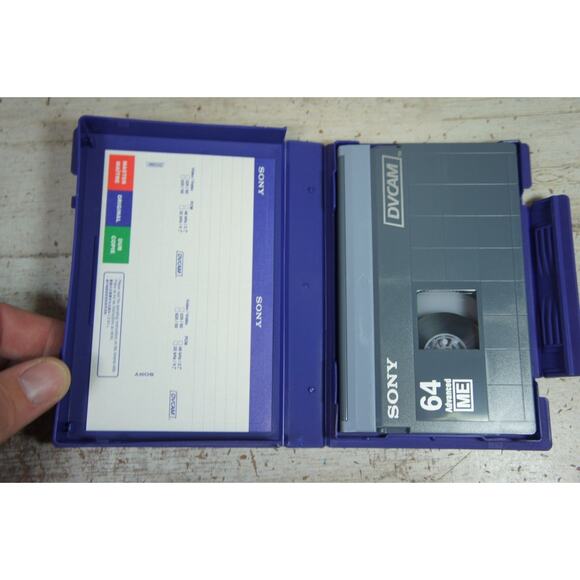 Lot 3 Sony DVCAM 64 PDV-64N - Vintage Blank Media Digital Video Cassette - Picture 5 of 8